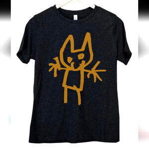 Men's Black Hare Premium Hand Printed Graphic T Shirts - BNWOT size Small